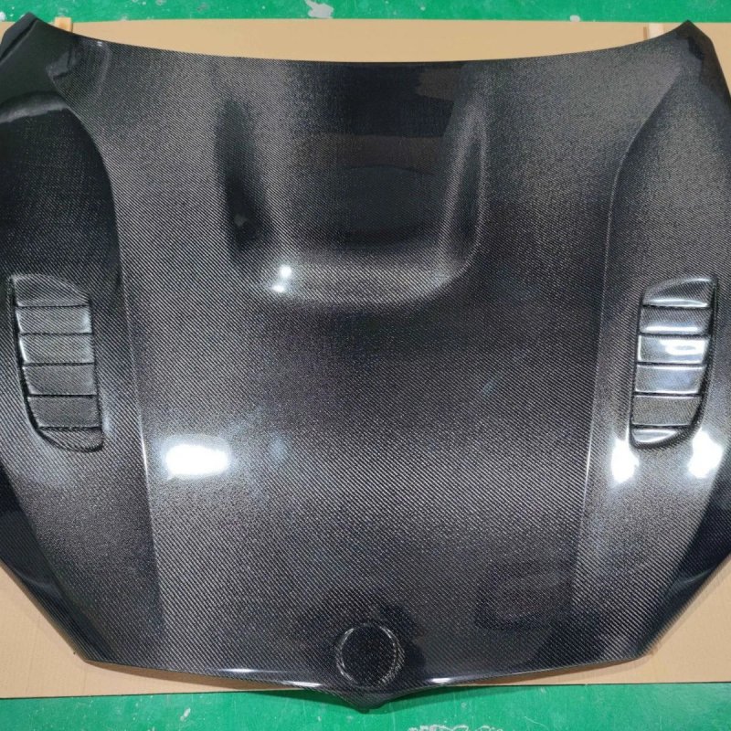 New JR Brand for X5 Carbon Fiber Engine Hood Open Hole Cover Clips 1 Year Warranty for Car Modification Parts Universal Fitment